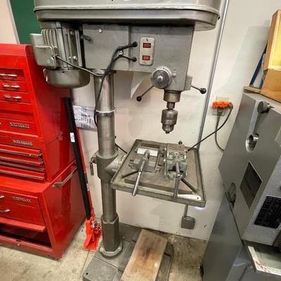 Vulcan 12 Speed Electric Drill Press - 1-1/4" Capacity w/2 clamps on base