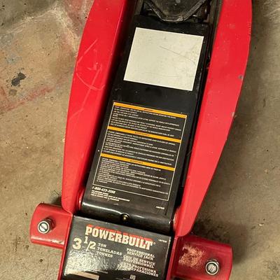 3-1/2 Ton Powerbilt Professional Service Floor Jack - like new