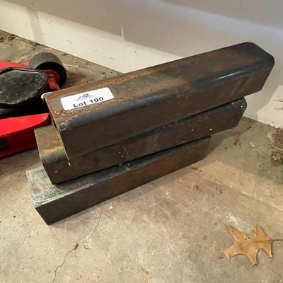 3 pieces of Square Steel - each piece is very heavy