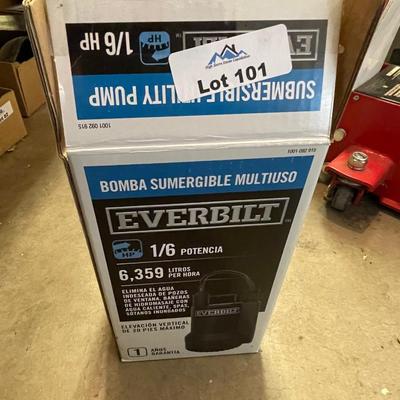 Everbilt Commercial Utility Pump in box