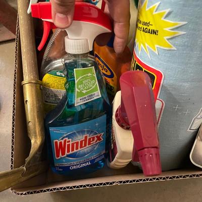 2 Boxes of Cleaning Products - Windex/Armor All wipes/Antifreeze so much more