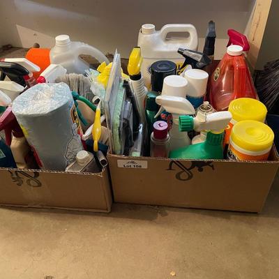 2 Boxes of Cleaning Products - Windex/Armor All wipes/Antifreeze so much more