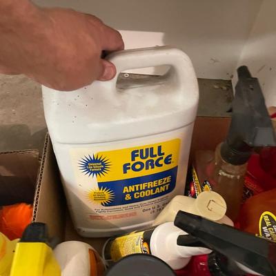 2 Boxes of Cleaning Products - Windex/Armor All wipes/Antifreeze so much more