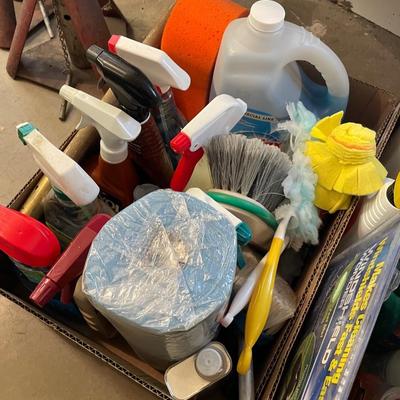 2 Boxes of Cleaning Products - Windex/Armor All wipes/Antifreeze so much more