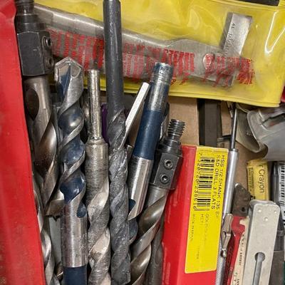 Box of Misc. Drill Bits