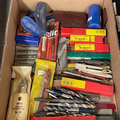 Box of Misc. Drill Bits