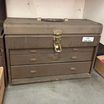 Kennedy Kits Brown 3 Drawer & top storage Tool Box