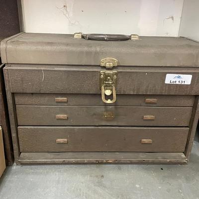 Kennedy Kits Brown 3 Drawer & top storage Tool Box