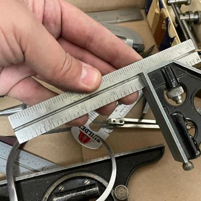 Box of about Calipers & Other Small measuring devices