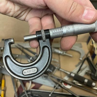 Box of about Calipers & Other Small measuring devices