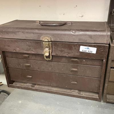 Kennedy Kits Brown Metal Tool Box