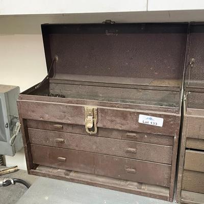 Kennedy Kits Brown Metal Tool Box