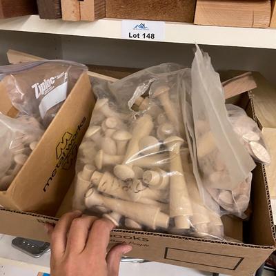 3 Shelves full of wood