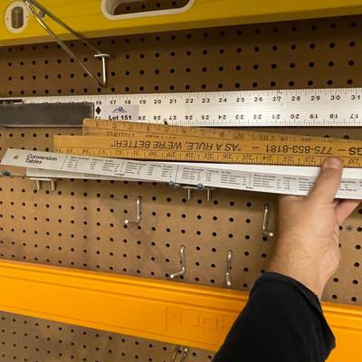 Lot of T Squares & Yard sticks