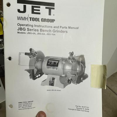 Jet 8" Bench Grinder