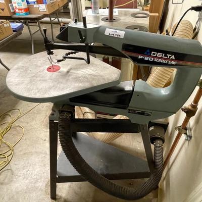 Delta P20 Electric 20" Scroll Saw - for intricate cutting w/low vibration WORKING