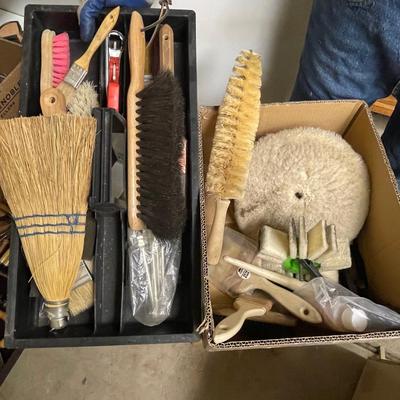 2 Box Lot - Brushes (Shop Brushes/Paint Brushes, etc)
