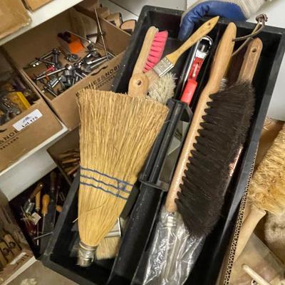 2 Box Lot - Brushes (Shop Brushes/Paint Brushes, etc)