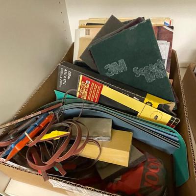 Box Lot of Various Sand Papers