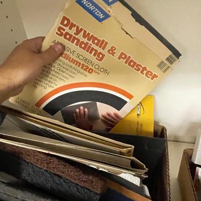 Box Lot of Various Sand Papers