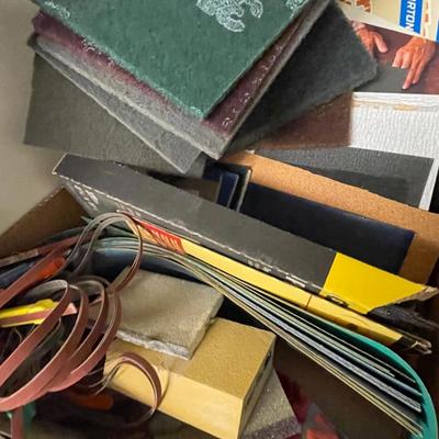 Box Lot of Various Sand Papers