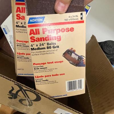 Lots of New Sandpaper for Belt Sander