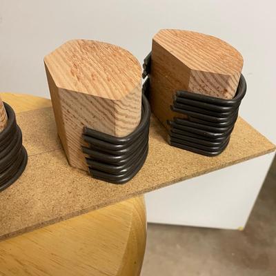 Assortment of Metal Clips on wood stand - Not Stool