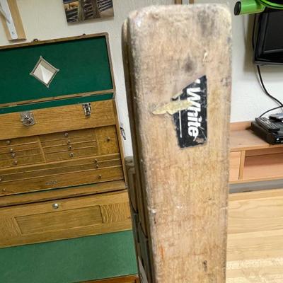 Another Vintage wood Survey measuring stick