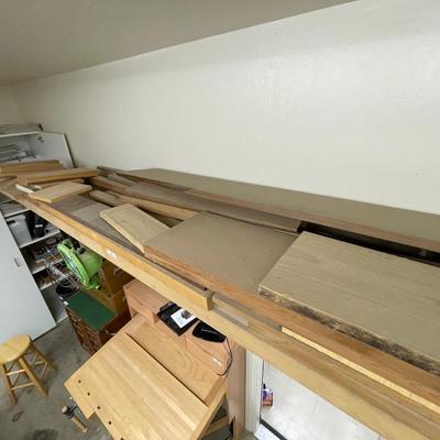 Sale Photo Thumbnail #773: hardwoods in various lengths/sizes/shapes Ð entire shelf full