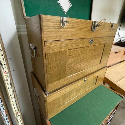 2 Wood stacking H Gerstner & Sons tool Boxes