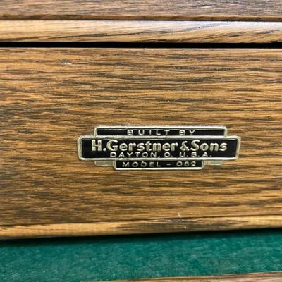 2 Wood stacking H Gerstner & Sons tool Boxes
