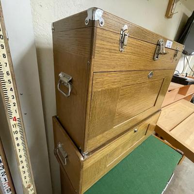 2 Wood stacking H Gerstner & Sons tool Boxes