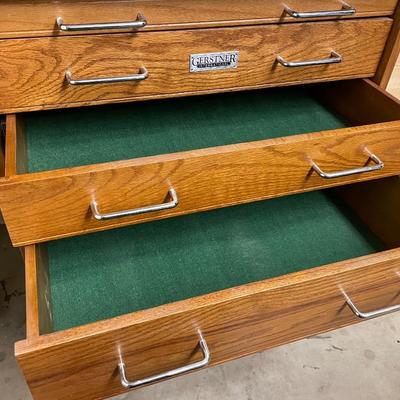 Large Gerstner International wood tool box