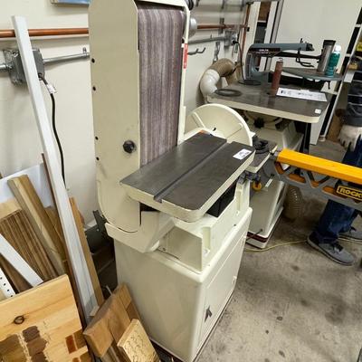 Jet Belt Sander / Disc Grinder Model JSG-6DC with manual + Sand Paper Below