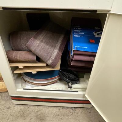 Jet Belt Sander / Disc Grinder Model JSG-6DC with manual + Sand Paper Below