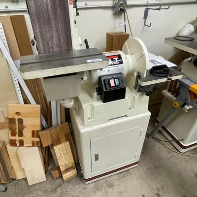 Jet Belt Sander / Disc Grinder Model JSG-6DC with manual + Sand Paper Below