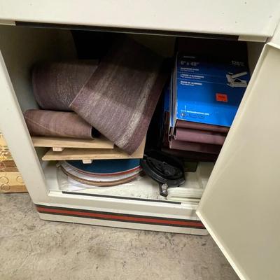 Jet Belt Sander / Disc Grinder Model JSG-6DC with manual + Sand Paper Below