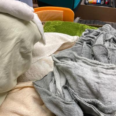 Box of shop rags
