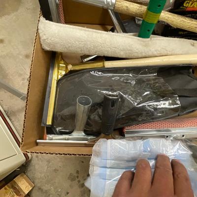 Box of Squeegies/Swiffer Dusters & More