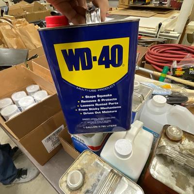 Box of Laquers/WD-40/Acetone/Degreaser & other Solvents