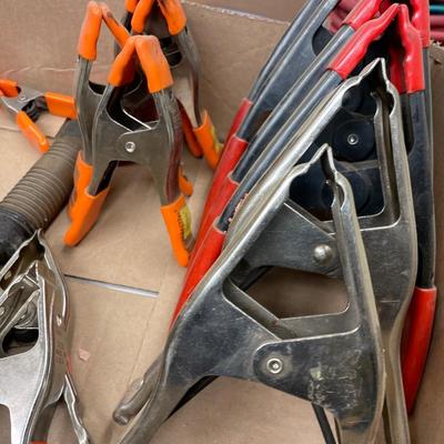 Lot of about 20 various sized Clamps
