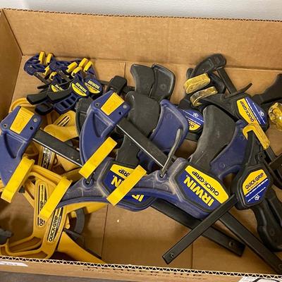 Box of Quick-Grip Clamps