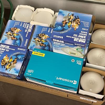 Box of Flood Light Bulbs