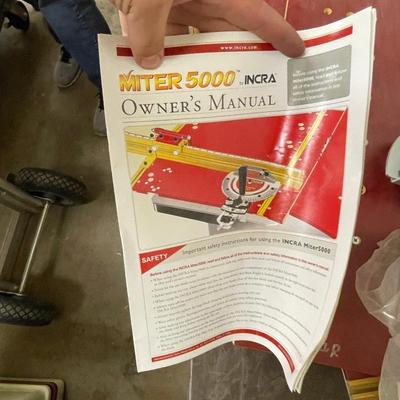 Miter 5000 - Table & Fence