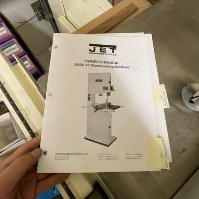 Jet JWBS-18 Woodworking Bandsaw