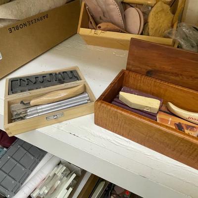 Leather working & punching & embossing tools