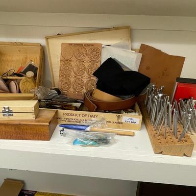 Leather working & punching & embossing tools