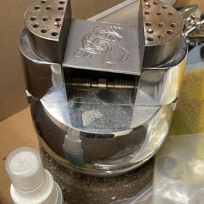Box of Metal Engraving Tools/Magnifying headset & All Accessories