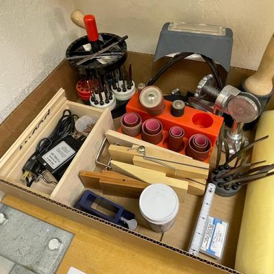 2 Boxes of Misc. woodworking tools