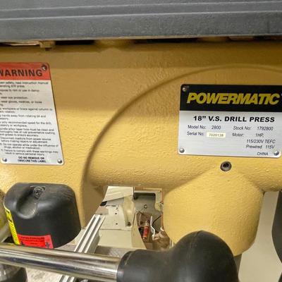 Powermatic 18" variable speed Drill Press - Model 2800